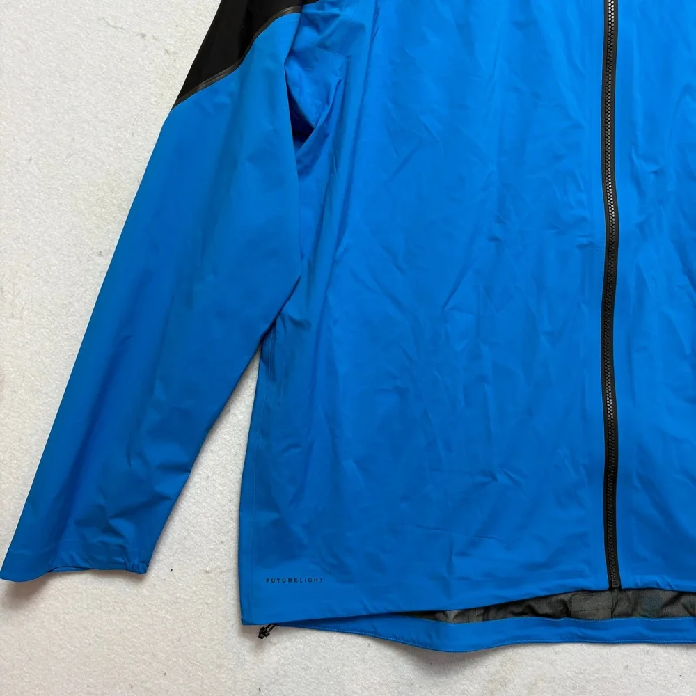 The North Face Flight Series Jacket Mens XXL Blue Hooded Shell Futurelight